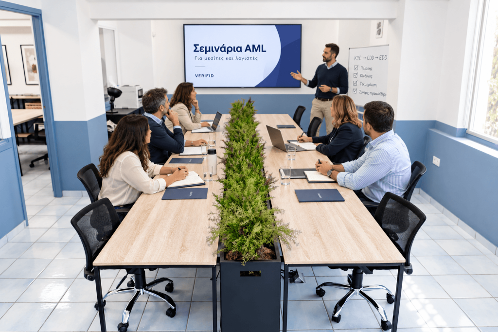 Illustrative training session in the Verifid office